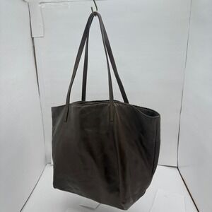 Vintage Loewe Madrid 1846 Brown Nappa Leather Shopper Tote Bag GUC